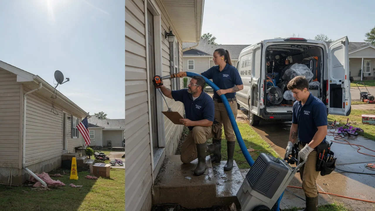 Ceiling Water Damage Restoration in Danville, AL near me